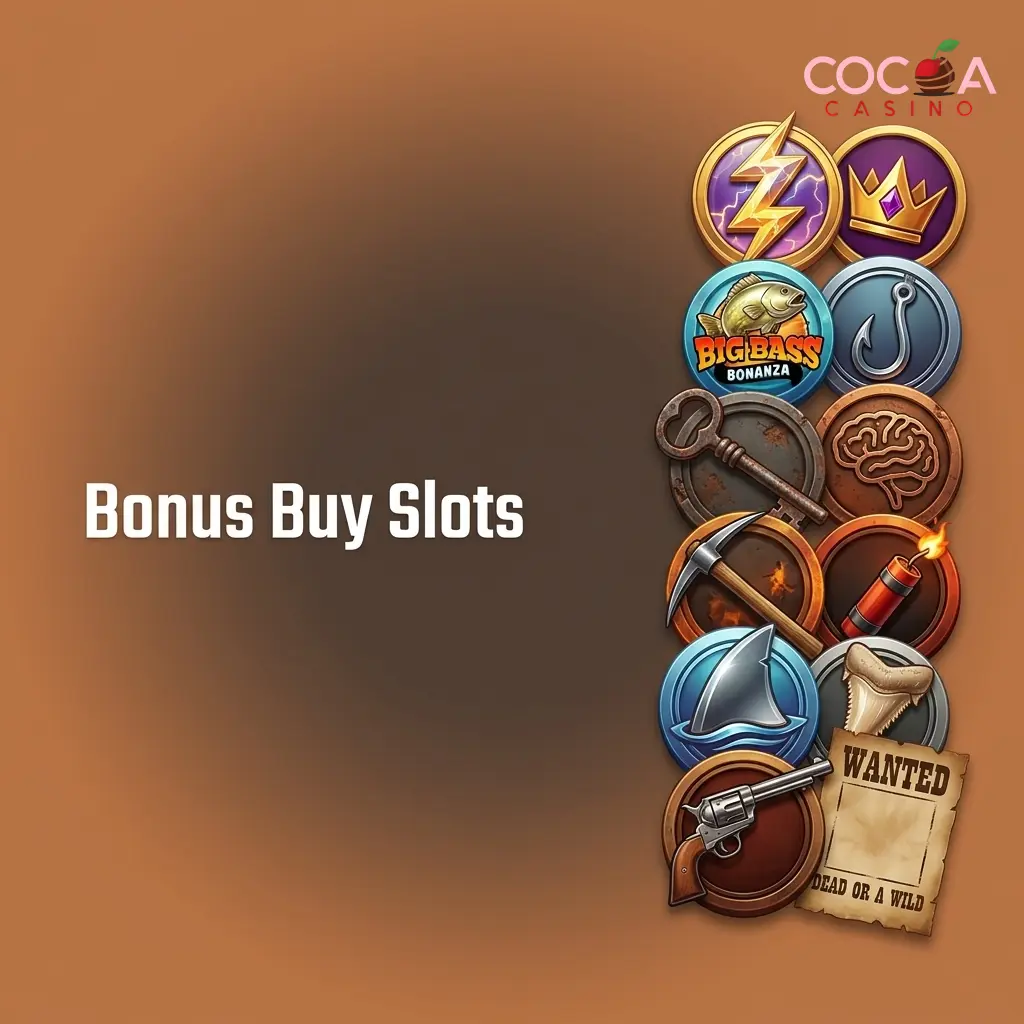 Bonus buy slots interface showing direct bonus round purchase option with stake multiplier selection screen