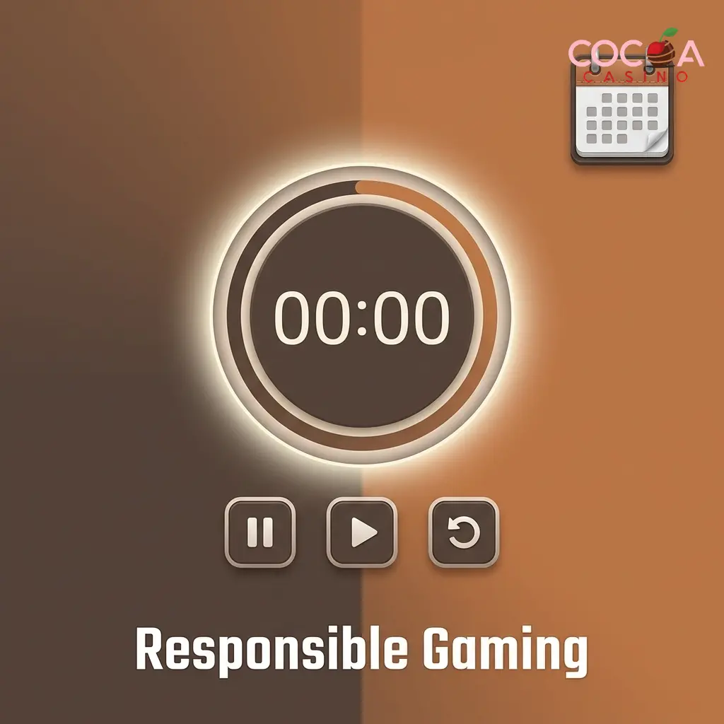 Cocoa Casino responsible gaming tools including deposit limits, self-exclusion, and GamCare support for UK players